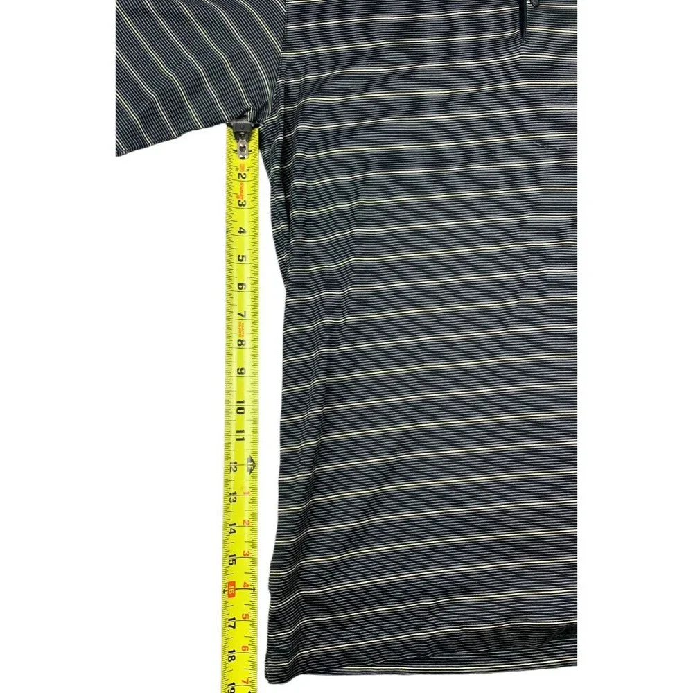 Tiger Woods Men's Golf Polo Shirt 60/2 Double Mercerized Striped, Size XL